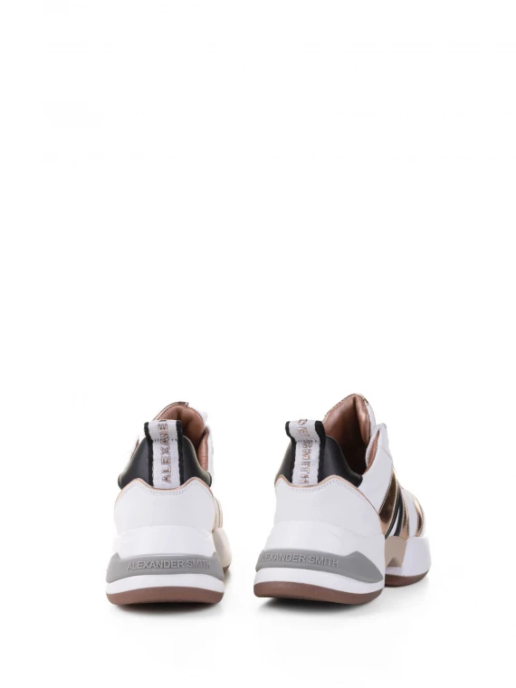 Marble leather sneaker