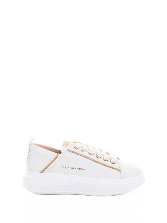 White cognac Wembley sneaker