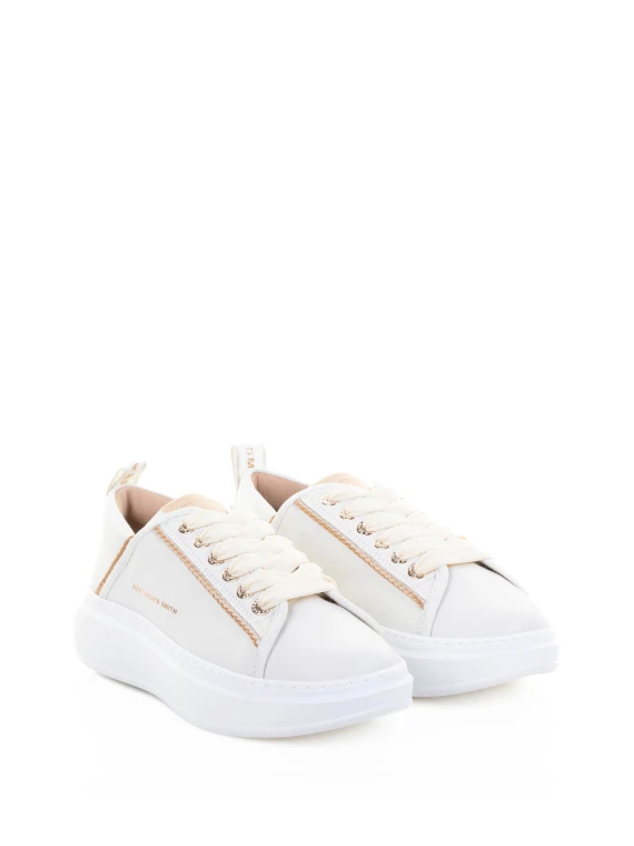 White cognac Wembley sneaker