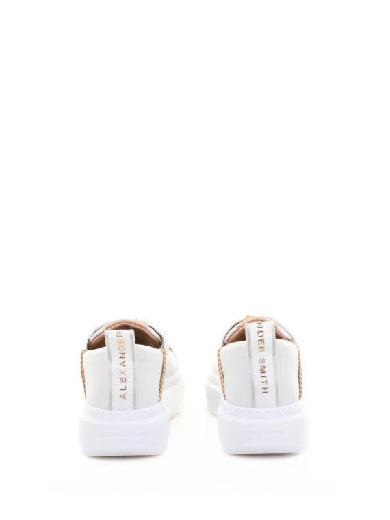 White cognac Wembley sneaker