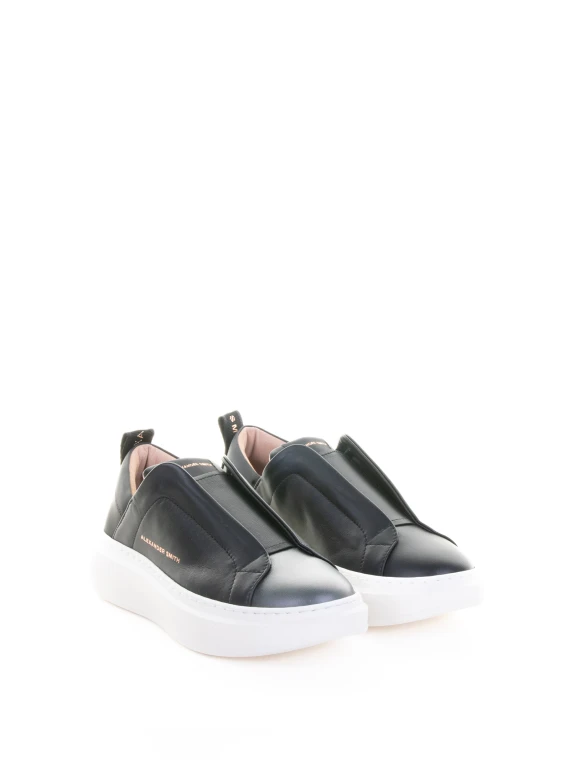 Black slip on Wembley sneaker