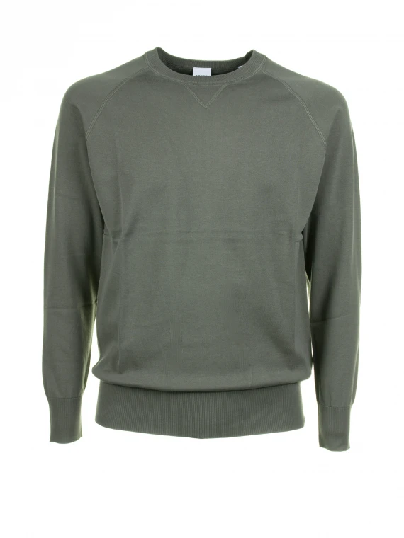 Green crew neck sweater