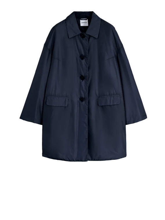 Coat in navy blue