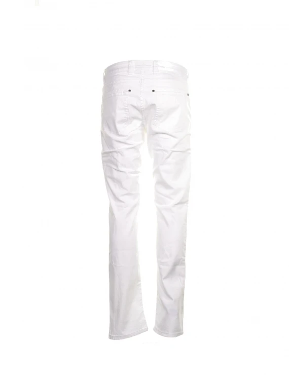 White denim jeans