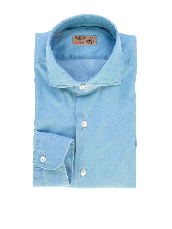 Camicia uomo denim