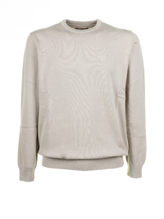 Beige crew neck sweater