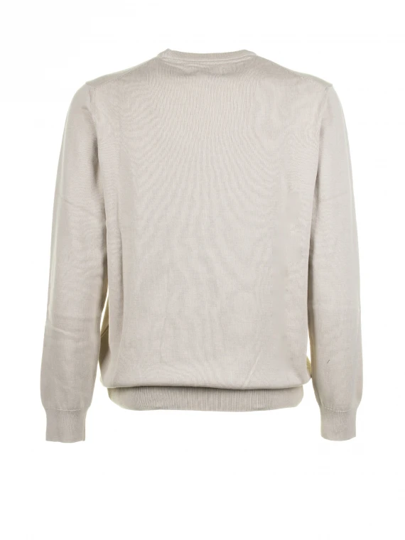 Beige crew neck sweater