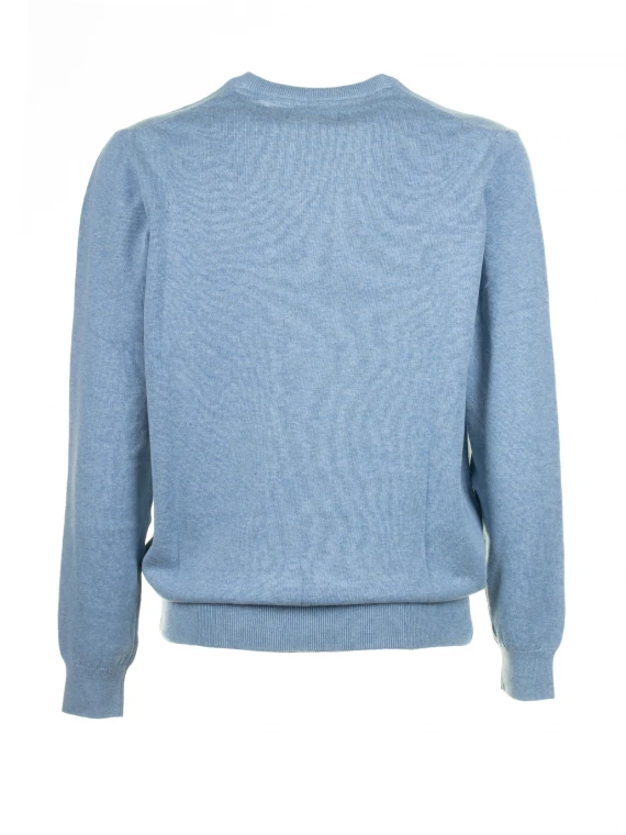 Light blue crew neck sweater