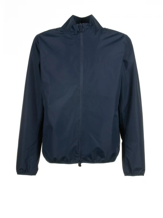 Giubbino blu navy con zip