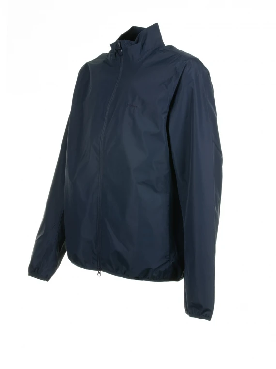 Giubbino blu navy con zip