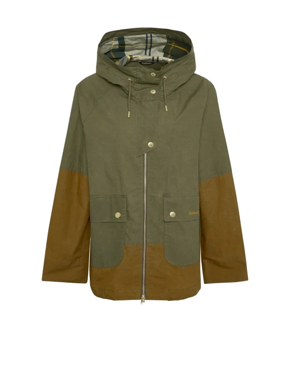 Giacca antipioggia Hayley verde militare