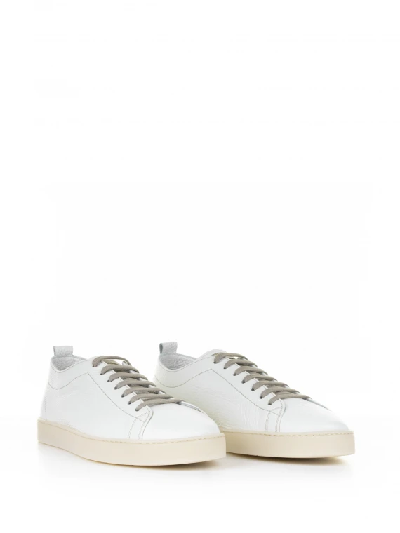 White leather sneaker