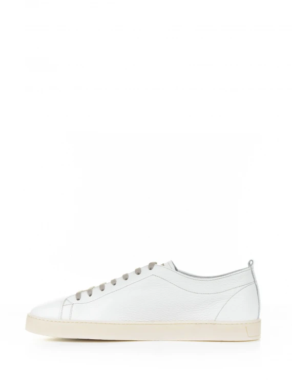 White leather sneaker