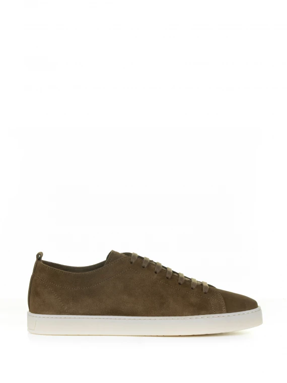 Brown suede sneaker