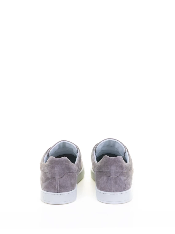 Slip on greige suede sneaker