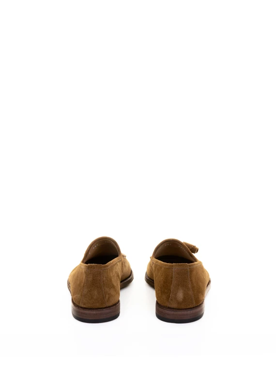 Suede Tassel Loafer