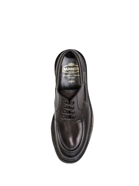 Derby in pelle con suola track