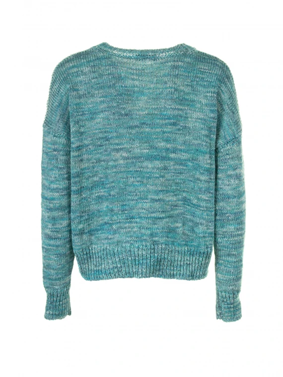 Aquamarine crew neck sweater