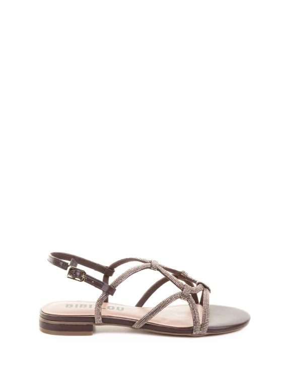 Brown Sandal with Glitter