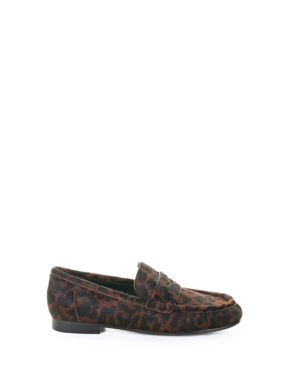Leopard Print Moccasin