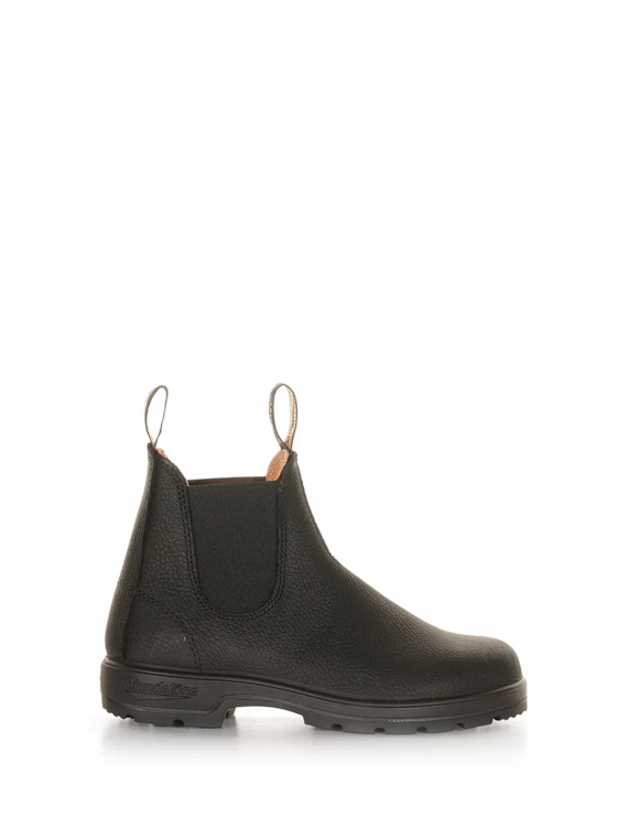 Ankle boot in black leather