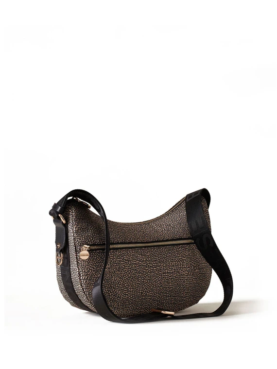 Luna Hobo small shoulder bag in Op fabric