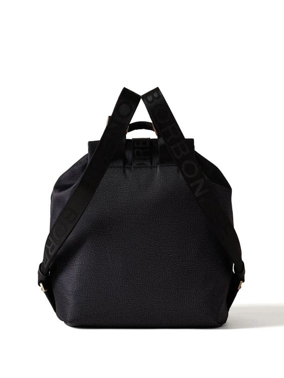 Backpack in Op fabric black medium