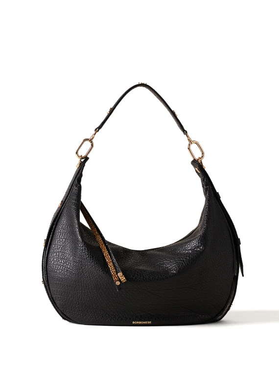 Borsa a spalla Oyster Hobo medium nera