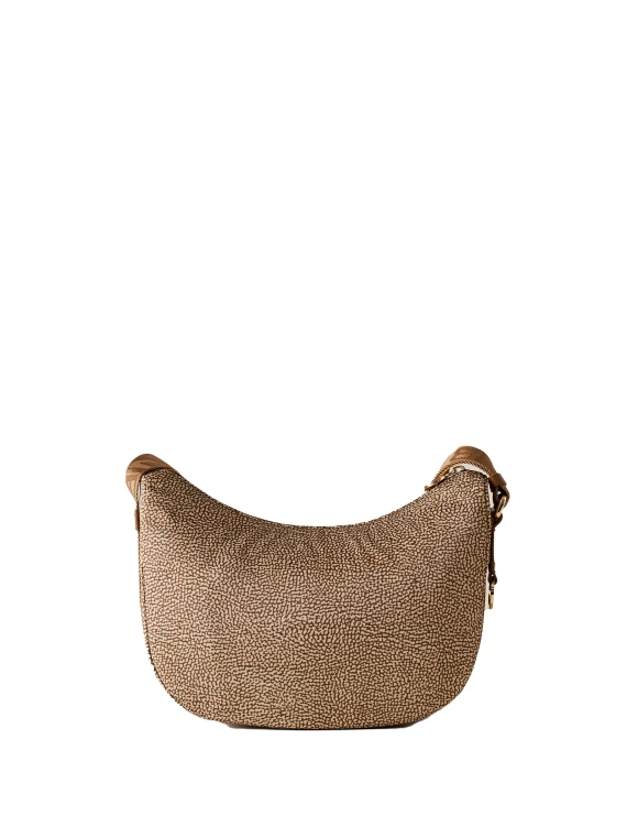 Luna small shoulder bag in Op fabric