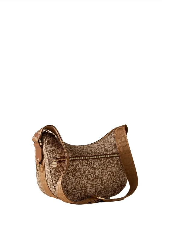 Luna small shoulder bag in Op fabric