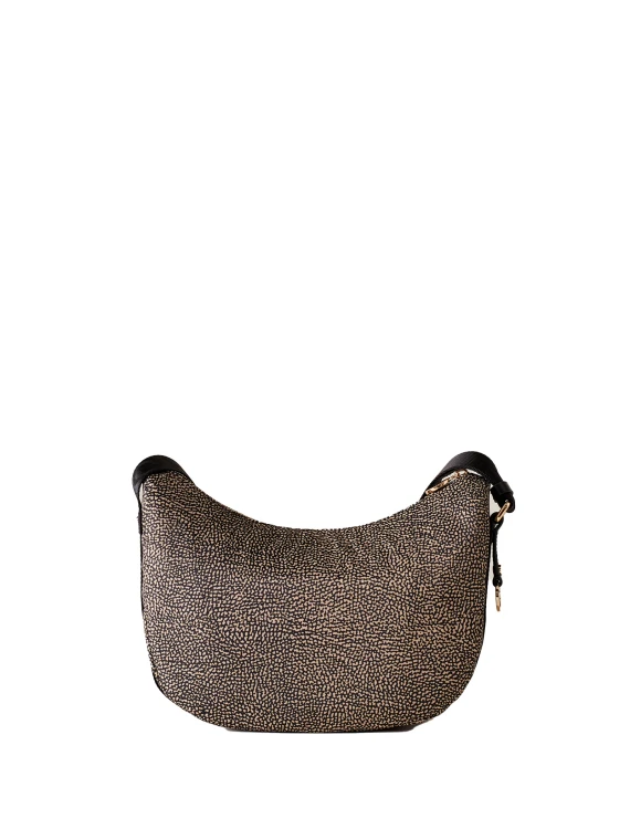 Luna small shoulder bag in Op fabric