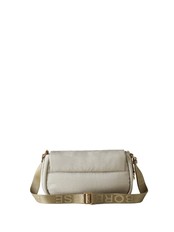 Cahier medium shoulder bag in Op fabric