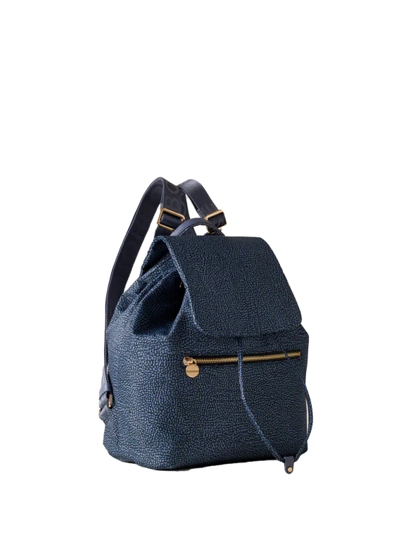 Eco Line medium backpack in Op fabric and leather