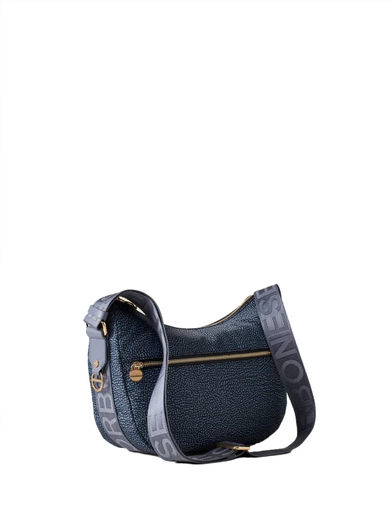 Luna small shoulder bag in Op fabric