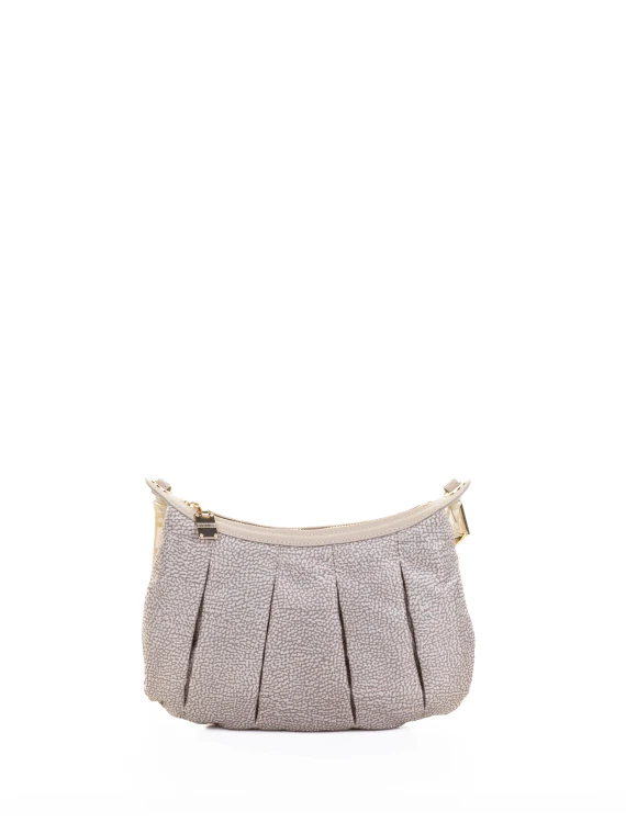 Borsa a spalla Croissant S in tessuto riciclato OP