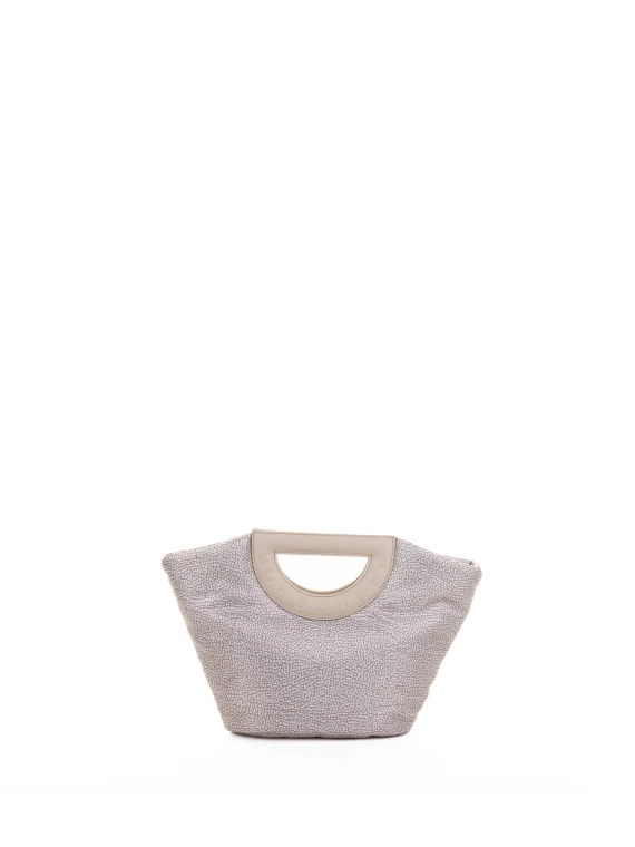Borsa a mano Bouche Tessuto riciclato OP