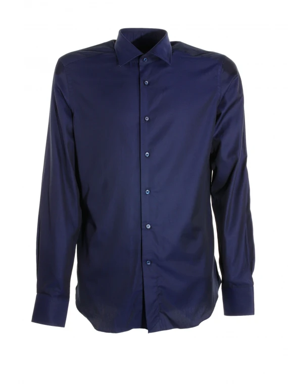 Camicia slim fit in twill