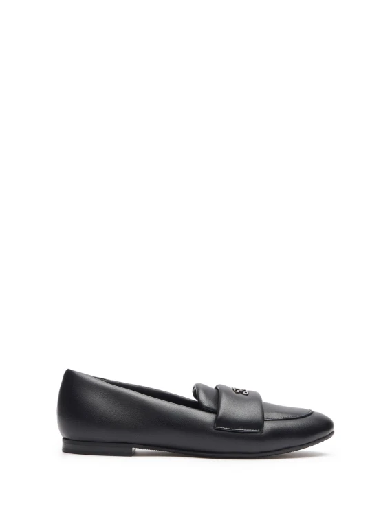 Mocassino Puff in Nappa nero