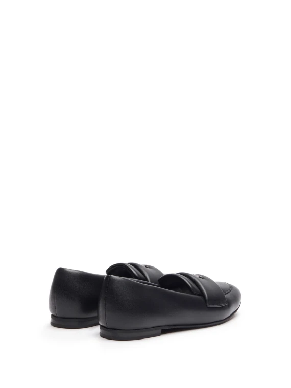 Mocassino Puff in Nappa nero