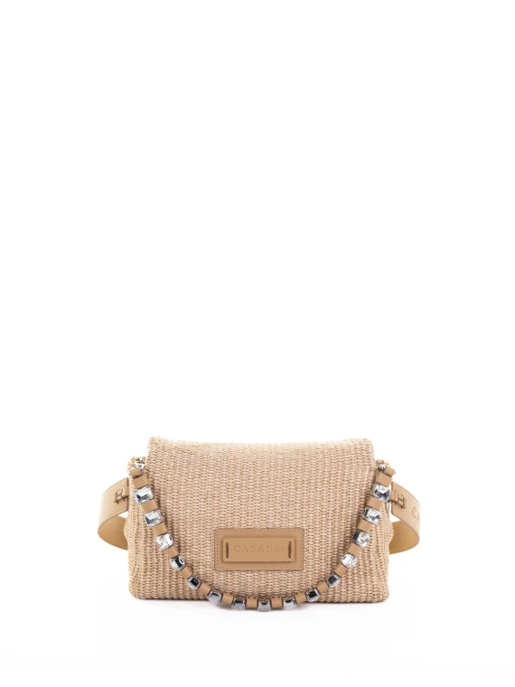 Riviera Woven Fabric Shoulder Bag