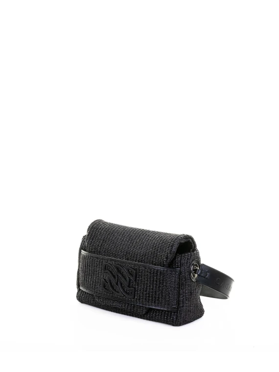 Riviera Woven Fabric Shoulder Bag