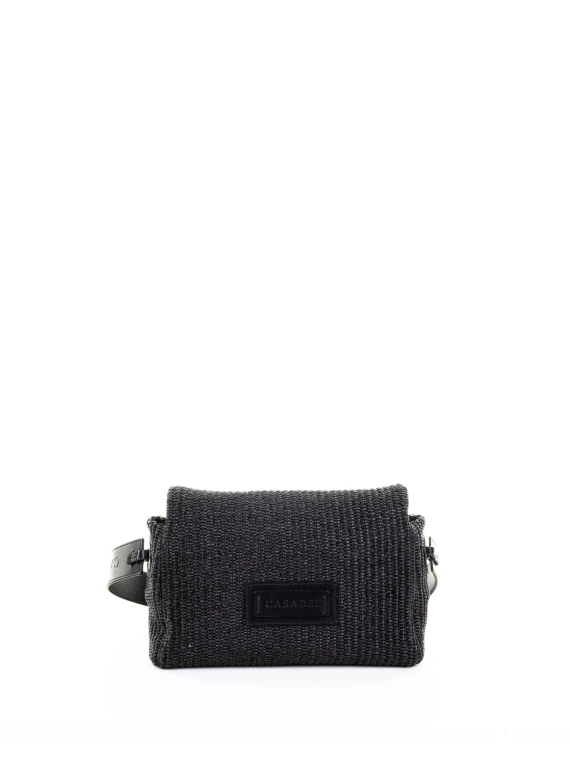 Riviera Woven Fabric Shoulder Bag