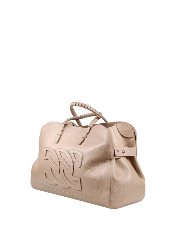 Shopping bag Park Avenue tortora in pelle