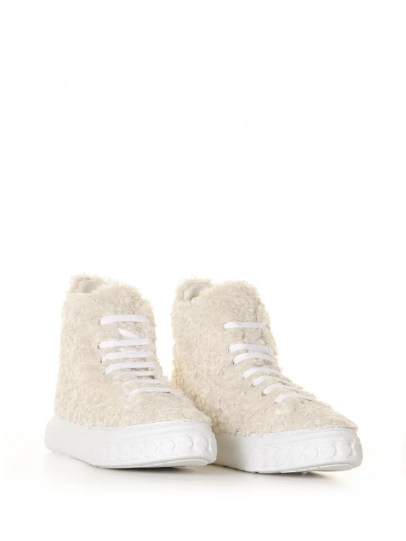 Off-road High sneaker in fur