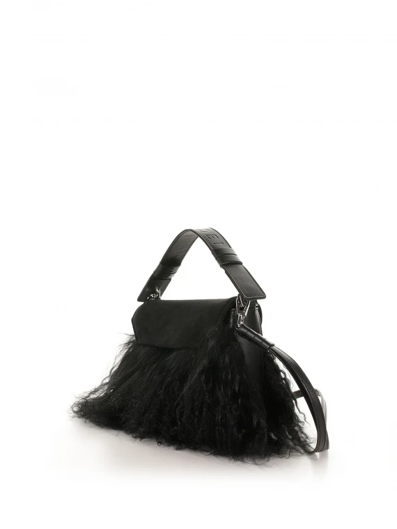 Ari Mongolia black bag with shoulder strap