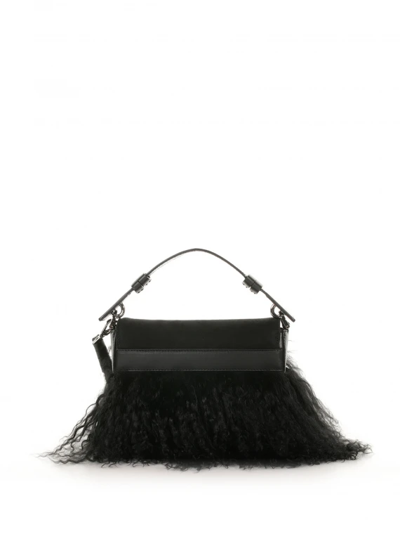 Ari Mongolia black bag with shoulder strap