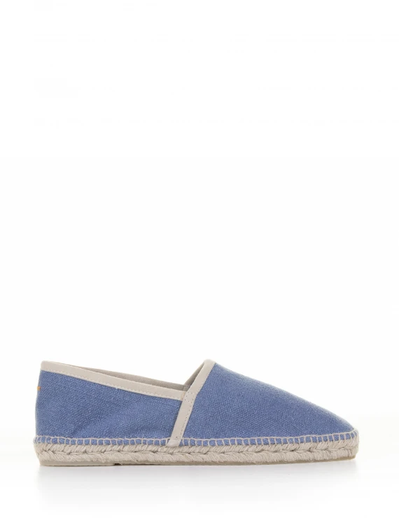 Espadrillas Paul celeste in lino