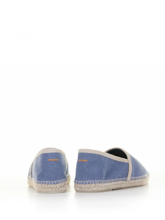 Espadrillas Paul celeste in lino