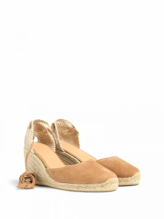 Espadrillas Carina con zeppa e lacci