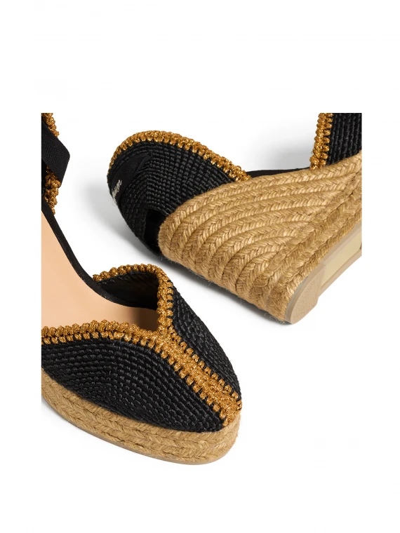 Espadrilles Coeur with wedge and laces